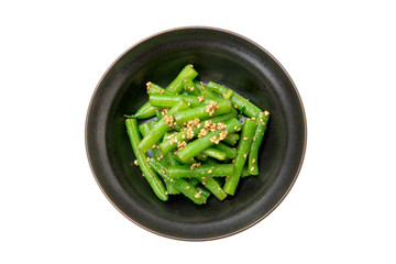 サヤインゲンの胡麻和え