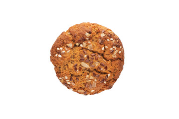 oatmeal cookie with sesame and flax