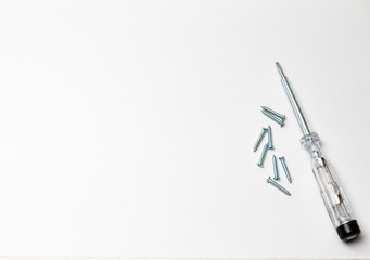 Naklejka premium bolts and nuts background, tools