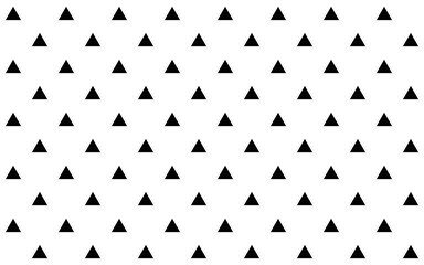 Memphis trangles - pyramids monochrome vector backdrop seamless overlay texture