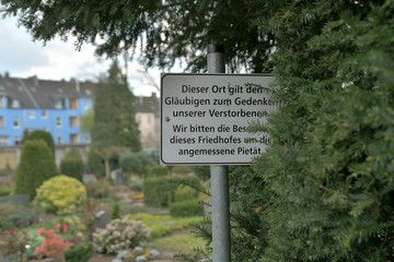 Hinweisschild 