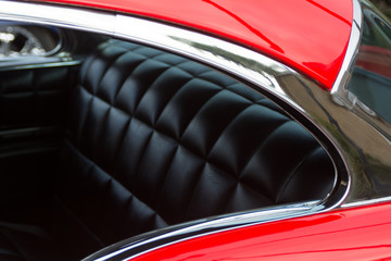 Car part art is specifically cropped to create interesting designs from classic American cars 04/06/2019