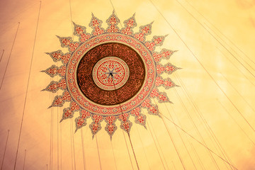 Floral art pattern example of the Ottoman time