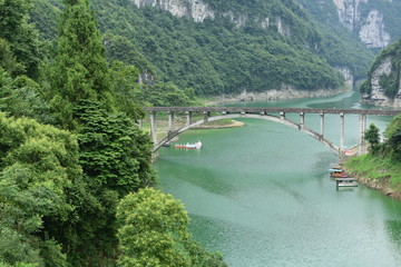 Obraz na płótnie Canvas Mount Malu River Scenic Spot in Enshi Tujia and Miao Autonomous Prefecture, China