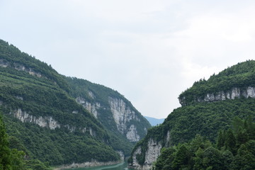 Naklejka premium Mount Malu River Scenic Spot in Enshi Tujia and Miao Autonomous Prefecture, China