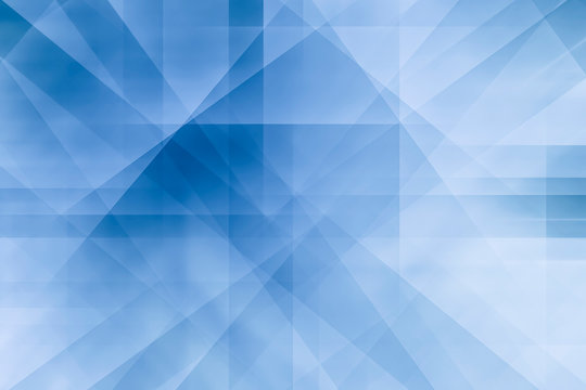 Abstract background from lines and shape in white and blue background.