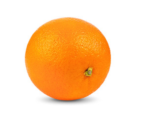 orange fruit isolated on white background . full depth of field