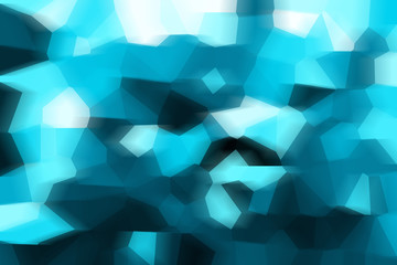 Obraz premium blue abstract mosaic background / spring business background, design lines broken wallpaper, blue gradient light