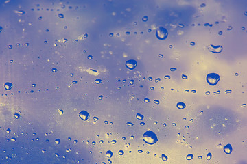 vintage tinted glass droplet background / abstract texture hipster style