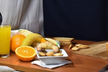 freshly baked croissant