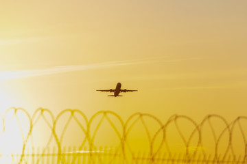 aircraft arrest sunset stop