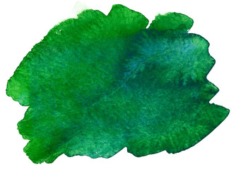 green watercolor stain