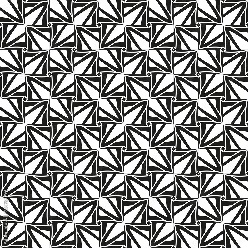 Poster seamless geometric pattern. modern stylish monochrome texture for backdrop or background with abstra