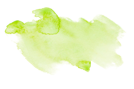 Green Watercolor Stain