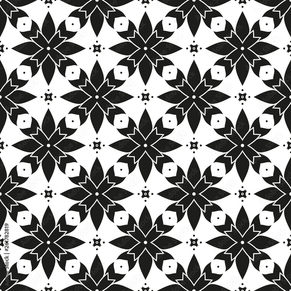 Poster seamless geometric pattern. modern stylish monochrome texture for backdrop or background with abstra