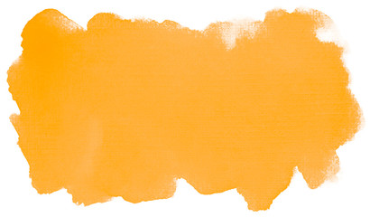 Fototapeta premium orange watercolor stain