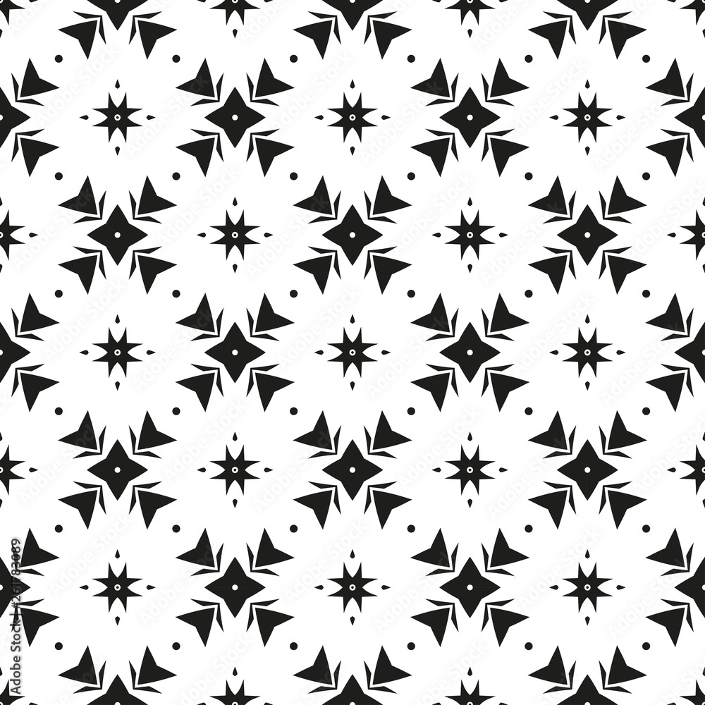 Poster seamless geometric pattern. modern stylish monochrome texture for backdrop or background with abstra
