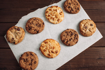 Homemade cookies closeup