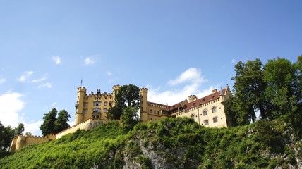 Fototapeta na wymiar Le château de Hohenschwangau, Allemagne