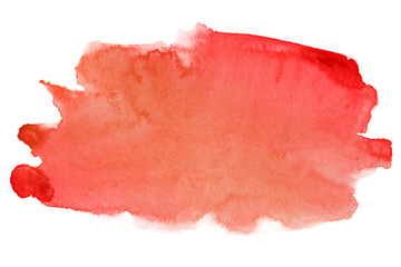 stain with watercolor magenta paint