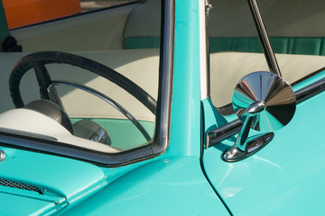 Car part art is specifically cropped to create interesting designs from classic American cars 04/06/2019