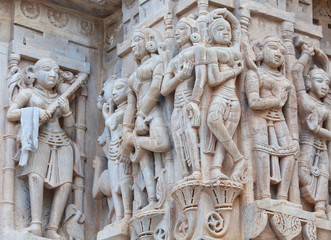 Famous ancient Jagdish Temple in Udaipur, Rajasthan, India.