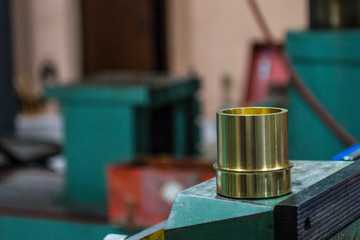 Bronze bushing for repair machining center.