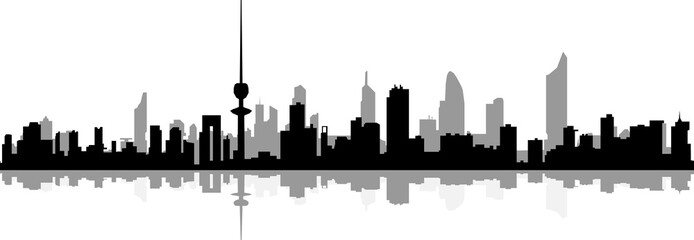 Obraz premium Kuwait City Skyline