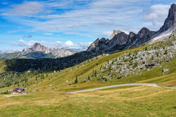 Fototapeta na wymiar Italy Dolomites moutnain - Passo di Giau in South Tyrol
