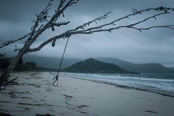 Death awaits at this abandoned beach