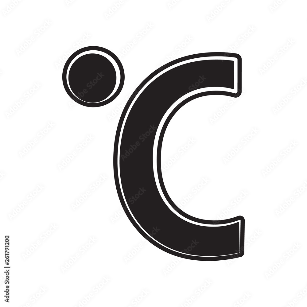 Poster celsius icon. element of weather for mobile concept and web apps icon. outline, thin line icon for w