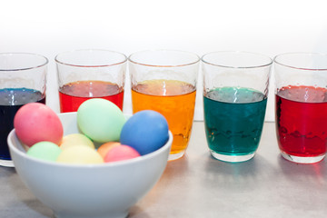 colour glasses collected eggs