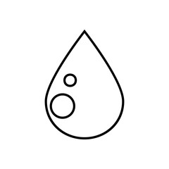 a drop sign icon. Element of Weather for mobile concept and web apps icon. Outline, thin line icon for website design and development, app development