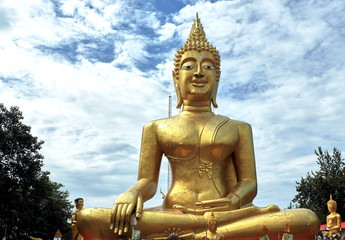 Obraz premium buddha statue in thailand