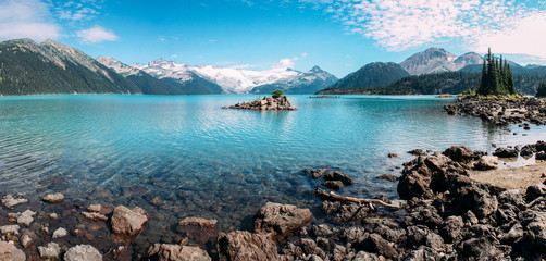 Garibaldi Lake in Garibaldi Provincial Park in British Columbia, Canada
