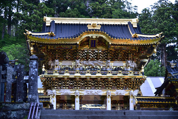 Fototapeta premium Gate of Japanese traditional shrine