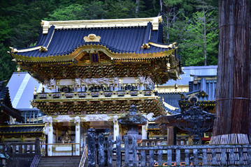 Fototapeta premium Gate of Japanese traditional shrine