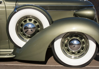 Car part art is specifically cropped to create interesting designs from classic American cars 04/06/2019
