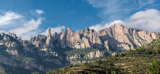 Mountain Montserrat in Catalunya (Spain)