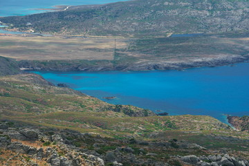 view of the sea Asinara Island Sardinia italy