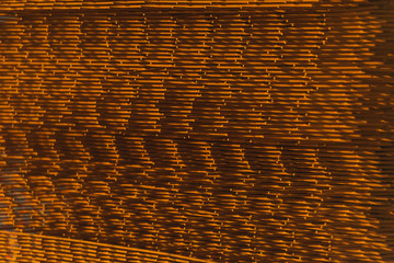 The texture of the iron bars. Construction of buildings in Batumi. Iron bars for the construction...
