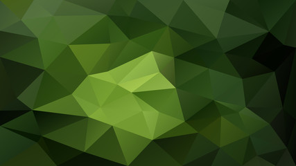 Fototapeta na wymiar vector abstract irregular polygon background - triangle low poly pattern - emerald green color