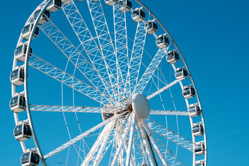 Pier ferris wheel from the Scheveningen Strand / Den Haag - HOLLAND