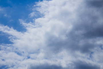 Fototapeta na wymiar cumulus clouds and blue sky