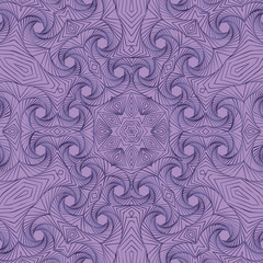 ornamental seamless pattern with 3D illusion