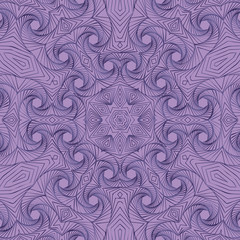 ornamental seamless pattern with 3D illusion