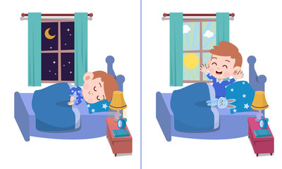 kids play at the beach vector illustration