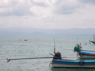 fishing boat near the island. Koh Phangan