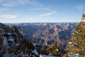 Fototapeta premium Grand Canyon in Snow