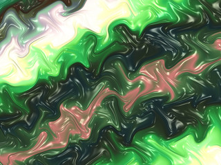 Beautiful abstract cover for art projects, cards, business, posters. 3D illustration, computer-generated fractal